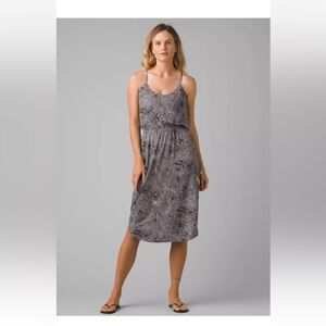 Prana gray Ayla slip Dress built-in bra